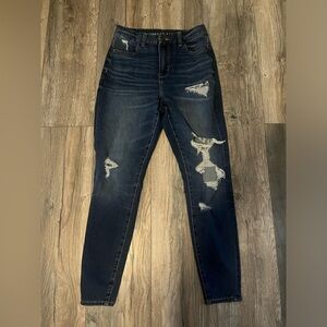 American Eagle distressed skinny jeans